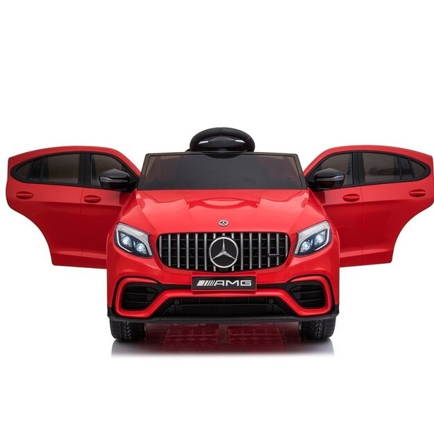 Elektromobilis vaikams Mercedes QLS 4x4, raudonas
