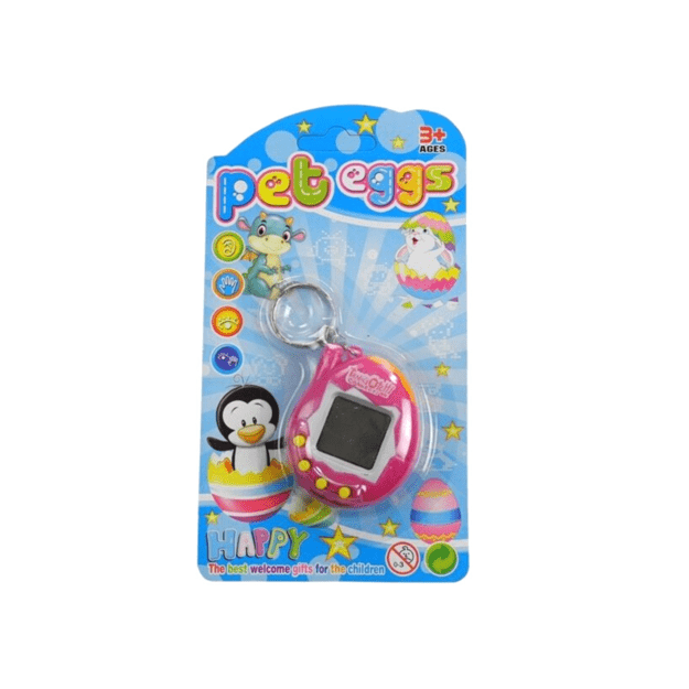 Elektroninis naminių gyvūnėlių žaidimas „Tamagotchi“, rožinis