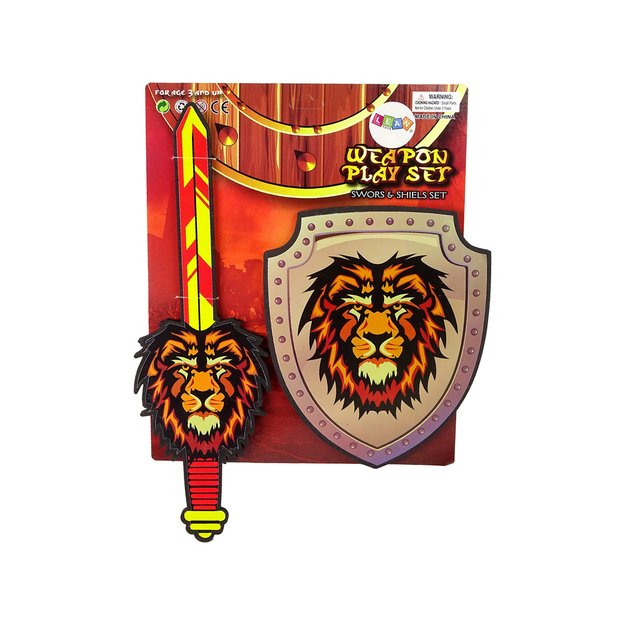 Riterių kalavijo ir skydo rinkinys, liūtas
