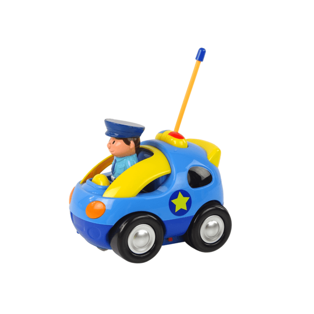Nuotoliniu būdu valdymas policijos automobilis, mėlynas