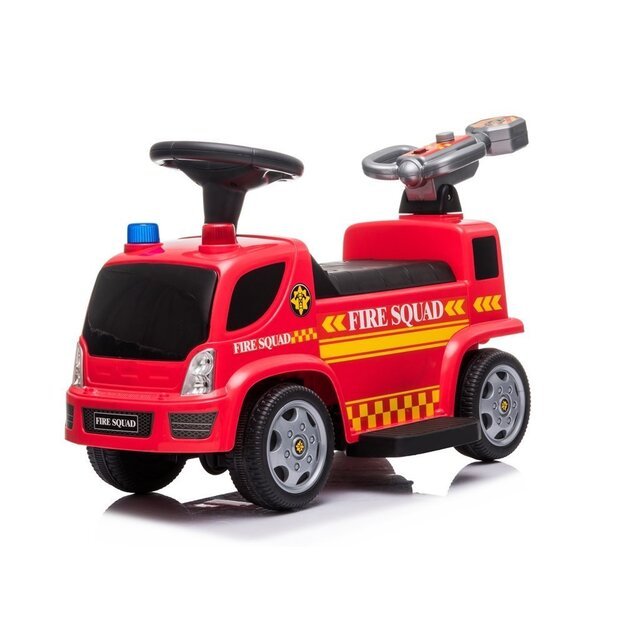 Elektrinis ugniagesių automobilis, raudonas