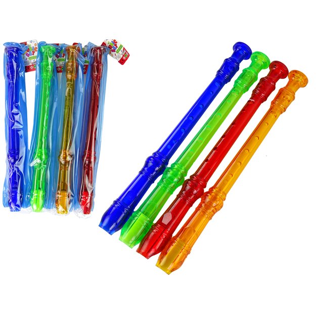 Vaikiškas muzikinis instrumentas 33 cm, fleita (geltona)