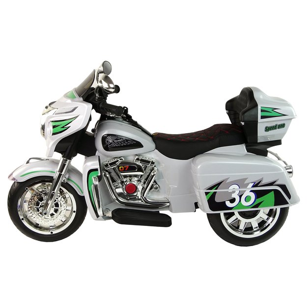 Vienvietis triratis elektrinis motociklas vaikams Goldwing NEL-R1800GS