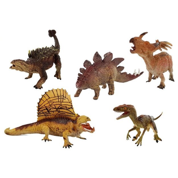 Gyvūnų figūrėlių rinkinys, dinozaurai, 6 vnt.