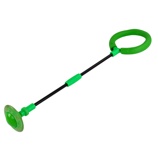 Švytinti kojos šokinėjimo virvė, žalia