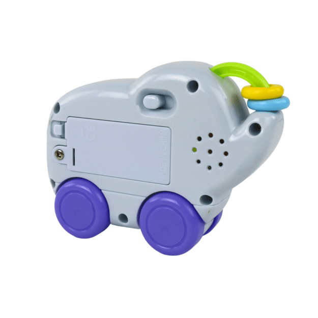 Interaktyvus žaislas ant ratų su garso efektais, dramblys 