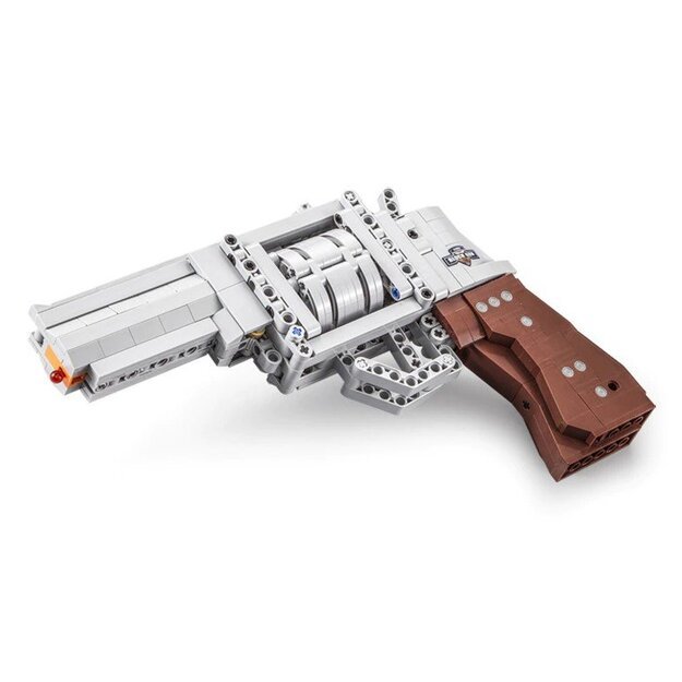 Išskirtinis CaDA konstruktorius ginklas - Revolveris su šaudymo funkcija, 475 detalių
