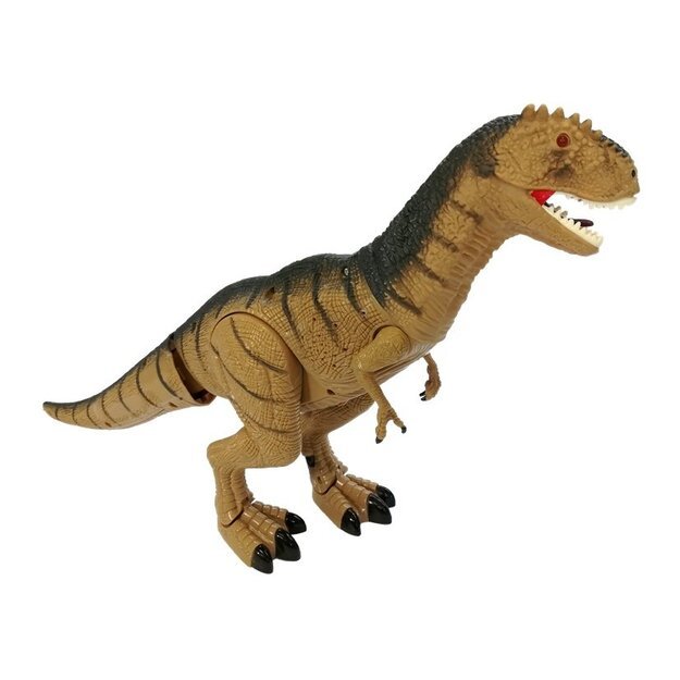 Judantis ir riaumojantis didelis Tyranosauras Rex