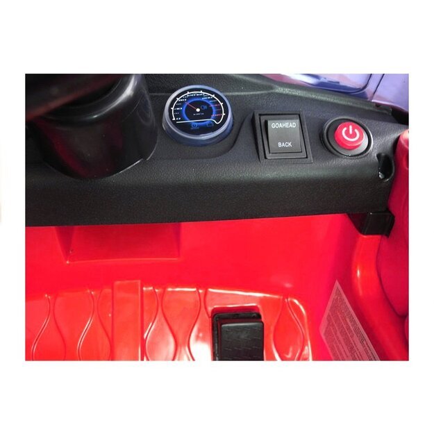 Vienvietis elektromobilis Range Rover HL1638, raudonas