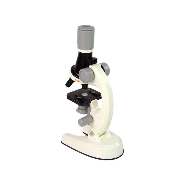 Mokymasis mikroskopo rinkinys vaikams, baltas