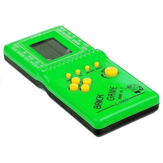 Klasikinis žaidimas „Tetris“ žalias