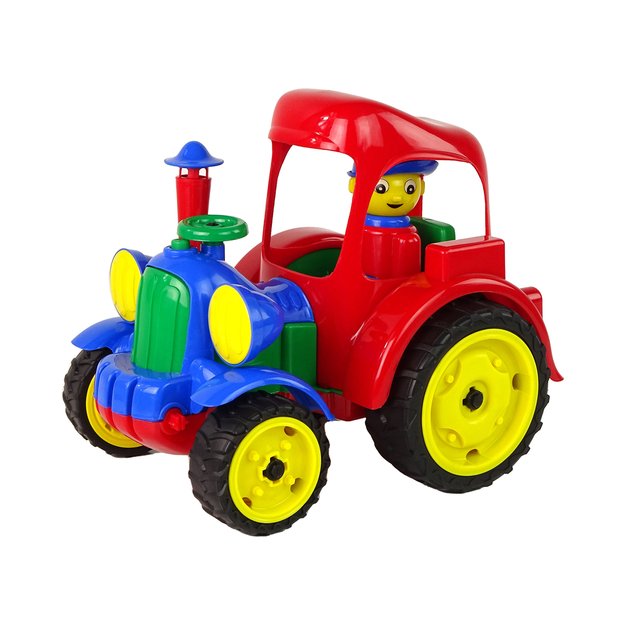 Traktorius su figūriniais guminiais ratais „Hemar“