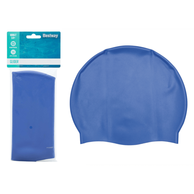 Silikoninė maudymosi kepurė, Bestway 26006, mėlyna