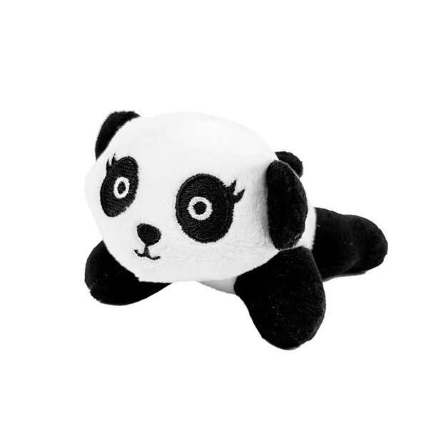Mažoji pliušinė Panda su kelionių krepšiu