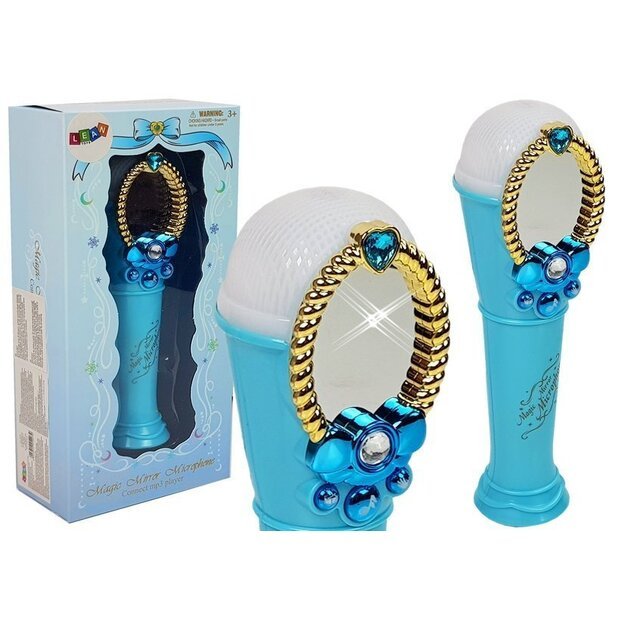 Magiškas mikrofonas su veidrodėliu - USB, mėlynas
