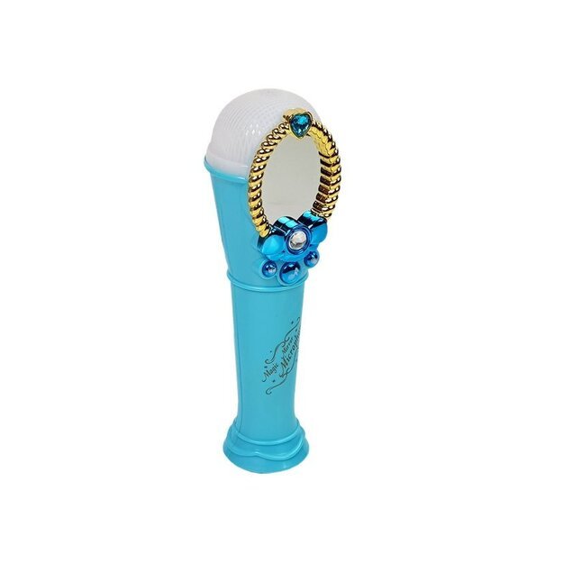 Magiškas mikrofonas su veidrodėliu - USB, mėlynas