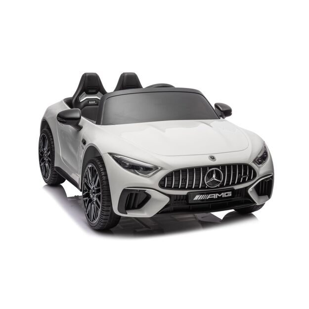 Dvivietis elektromobilis vaikams Mercedes AMG SL63, baltas