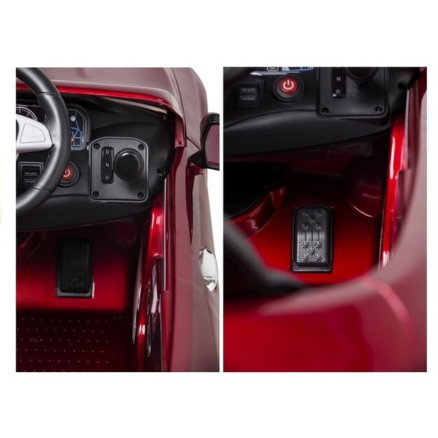 Elektromobilis vaikams Mercedes S63 AMG raudonas lakuotas