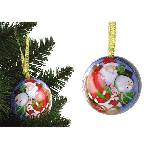 Kalėdų dekoracija - atidaromas metalinis eglutės pakabukas, dovanų dėžutė