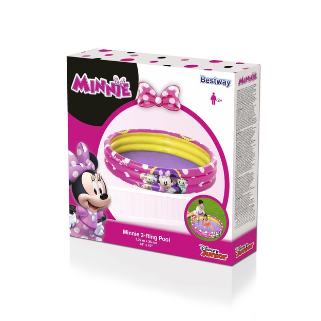 Minnie Mouse pripučiamas baseinas vaikams 122 x 25 cm Bestway 91079