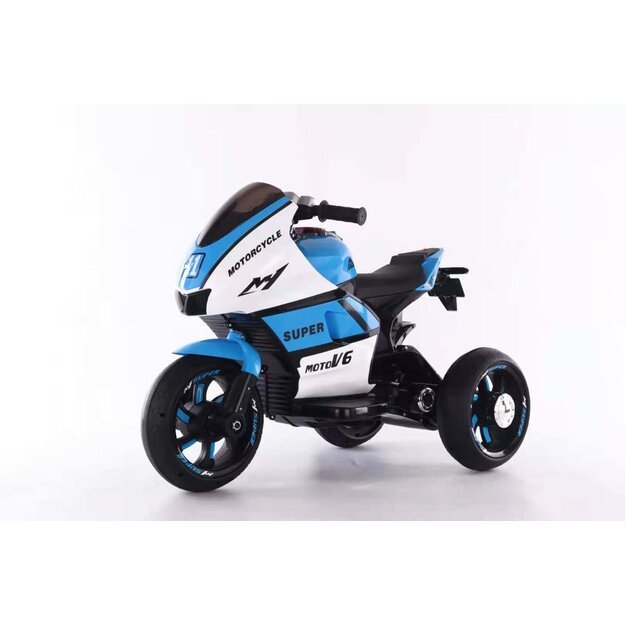 Elektrinis motociklas vaikams Moto V6 HT-5188, mėlynas