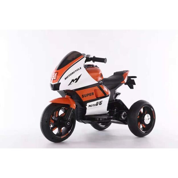 Elektrinis motociklas vaikams Moto V6 HT-5188, oranžinis