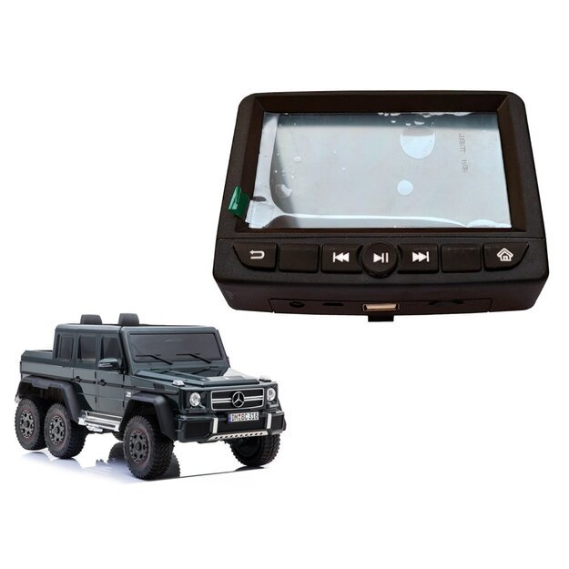 MP4 LCD skydelis elektromobiliui Mercedes G63 SX1888