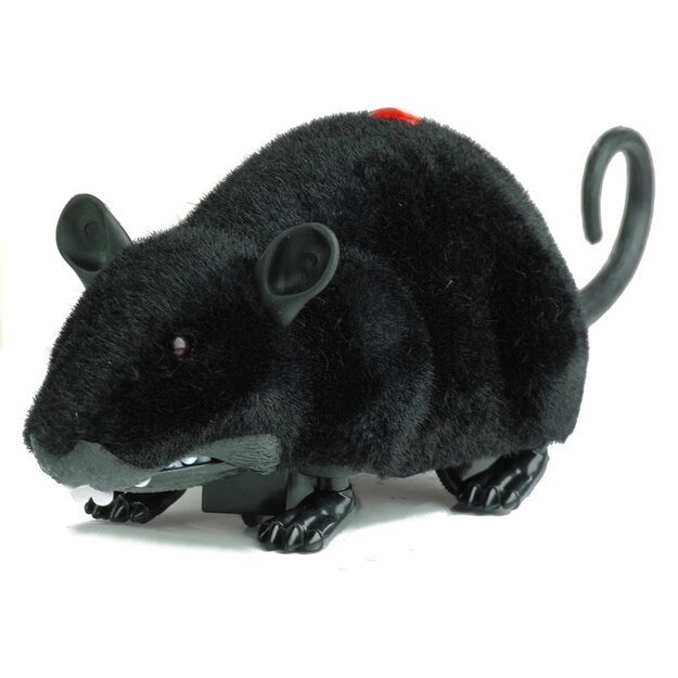 Nuotoliniu būdu valdoma didelė pelė, juoda