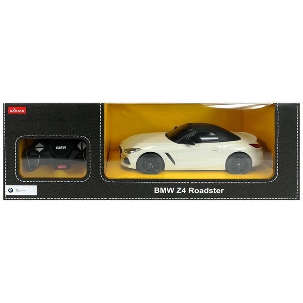 Nuotoliniu būdu valdomas BMW Z4 Roadster automobilis 1:18 – Rastar, baltas