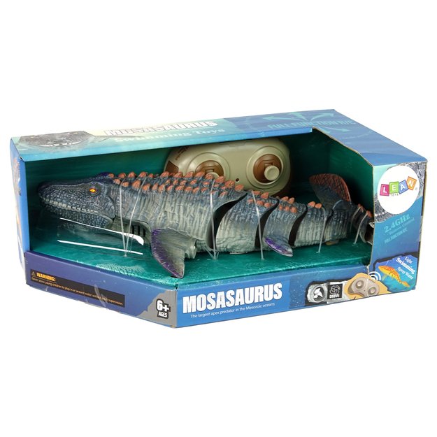  Nuotoliniu būdu valdomas jūros dinozauras Mosasaurus
