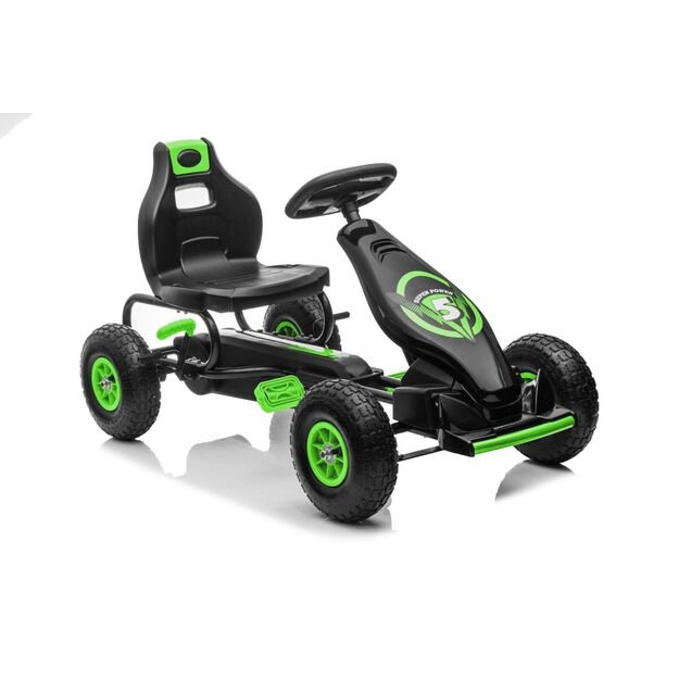 Velomobilis su pedalais Go-kart G18, žalias