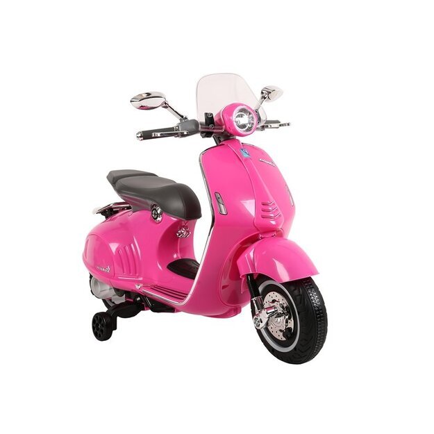 Vaikiškas elektrinis motoroleris Vespa GTS 300 rožinis