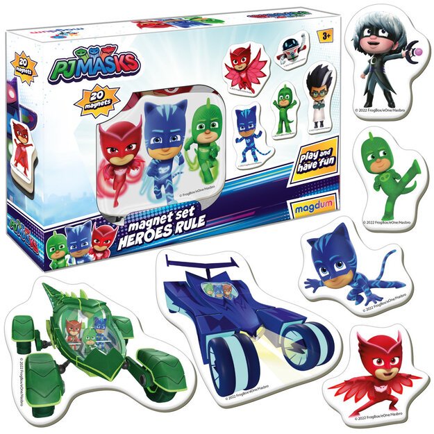 Magnetų rinkinys „PJ Masks“ 