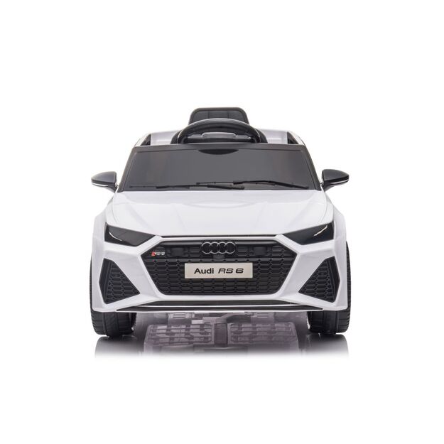 Vienvietis elektromobilis vaikams Audi RS6 BRD, baltas