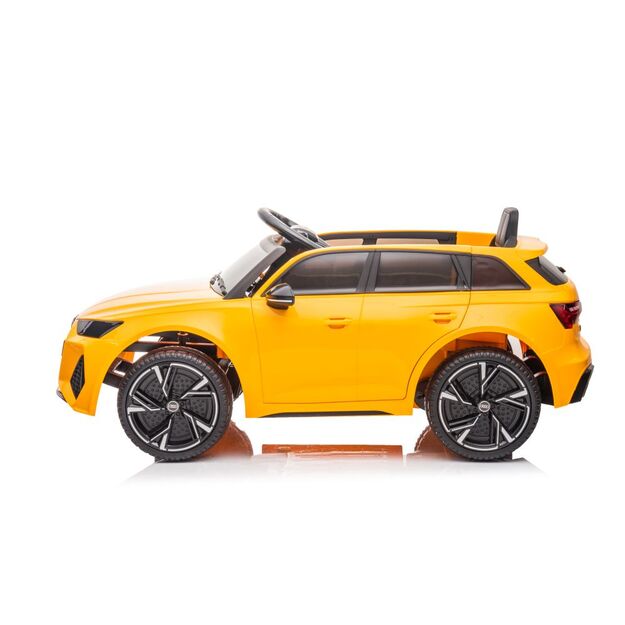 Vienvietis elektromobilis vaikams Audi RS6 BRD, geltonas