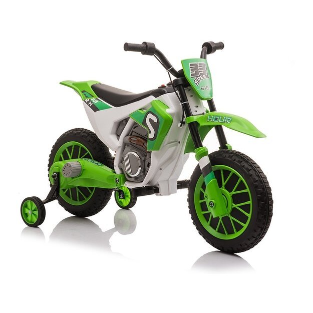 Vienvietis elektrinis motociklas vaikams XMX616, žalias 