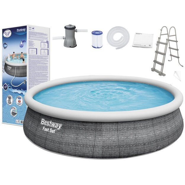 Pripučiamas lauko baseinas 457x107 cm, Bestway