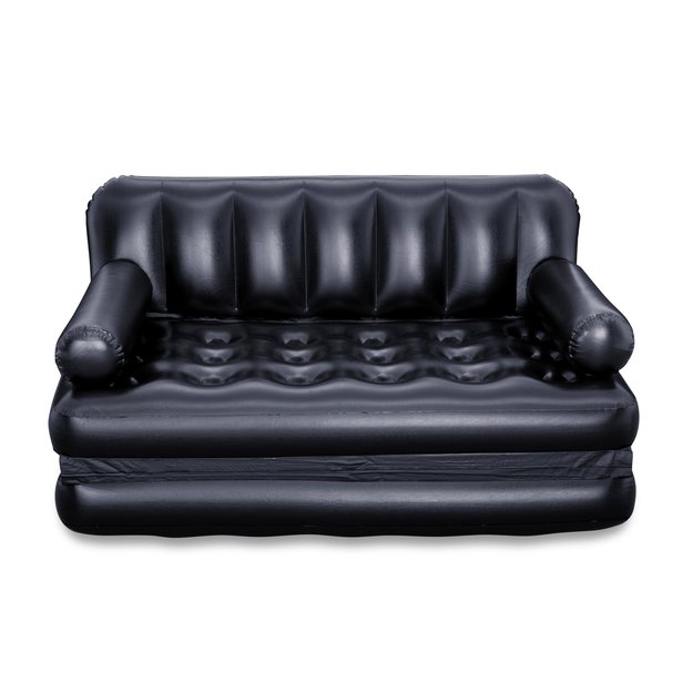 Pripučiama sofa 188x152x64cm, Bestway 75054, juoda