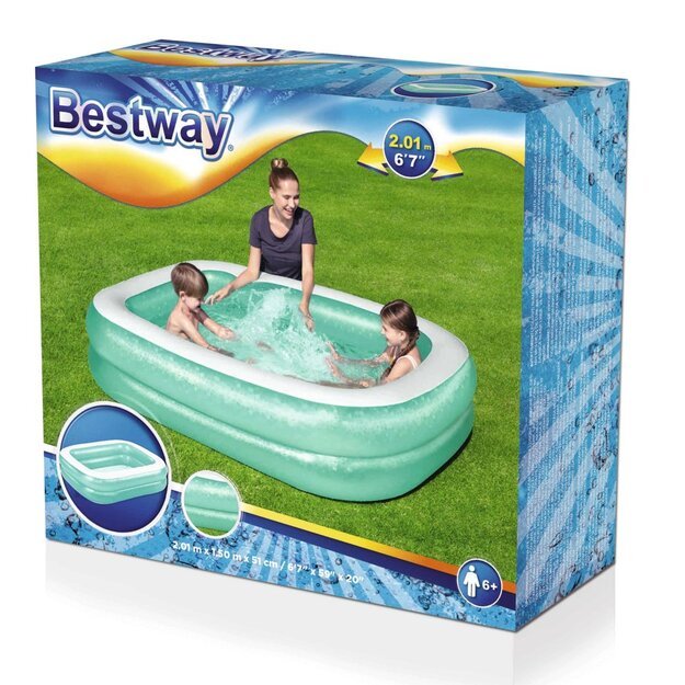 Pripučiamas baseinas Bestway 54005, 201x150x51 cm
