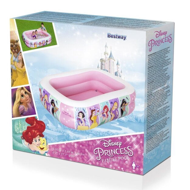 Pripučiamas baseinas Disney Princess 200 x 146 x 48 cm Bestway 91056
