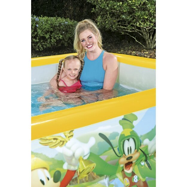Pripučiamas baseinas vaikams Mickey Mouse 262 x 175 x 51 cm Bestway 91008