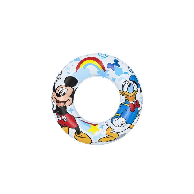 Pripučiamas plaukimo ratas „Mickey Mouse“, 56 cm