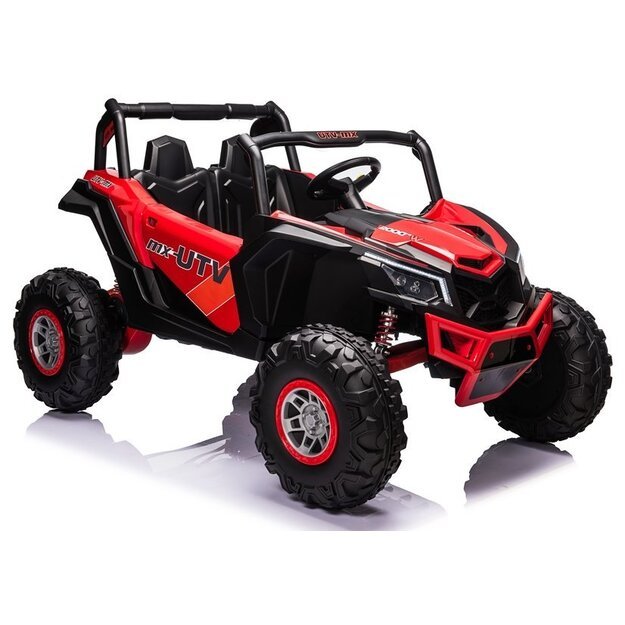Dvivietis elektromobilis bagis UTV-MX, raudonas