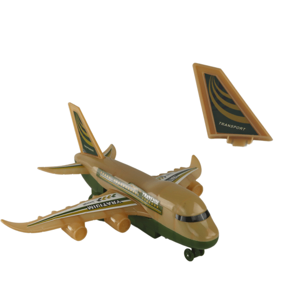 Nuotoliniu būdu valdomas karinis lėktuvas, rudas 