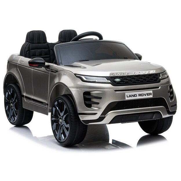 Vienvietis elektromobilis vaikams Range Rover Evoque, sidabrinis lakuotas