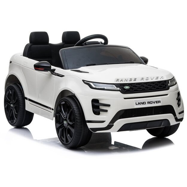 Vienvietis elektromobilis vaikams Range Rover Evoque, baltas