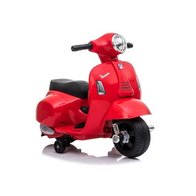 Vaikiškas elektrinis motoroleris Vespa GTS 300 Mini, raudonas