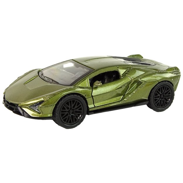 Žaislinis automobilis su frikcine pavara, žalias
