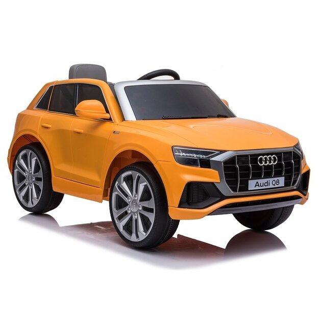 Vaikiškas elektromobilis Audi Q8 Geltonas lakuotas