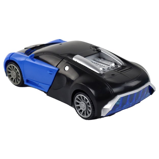 Automobilis transformeris 2in1 „Bugatti“, mėlynas